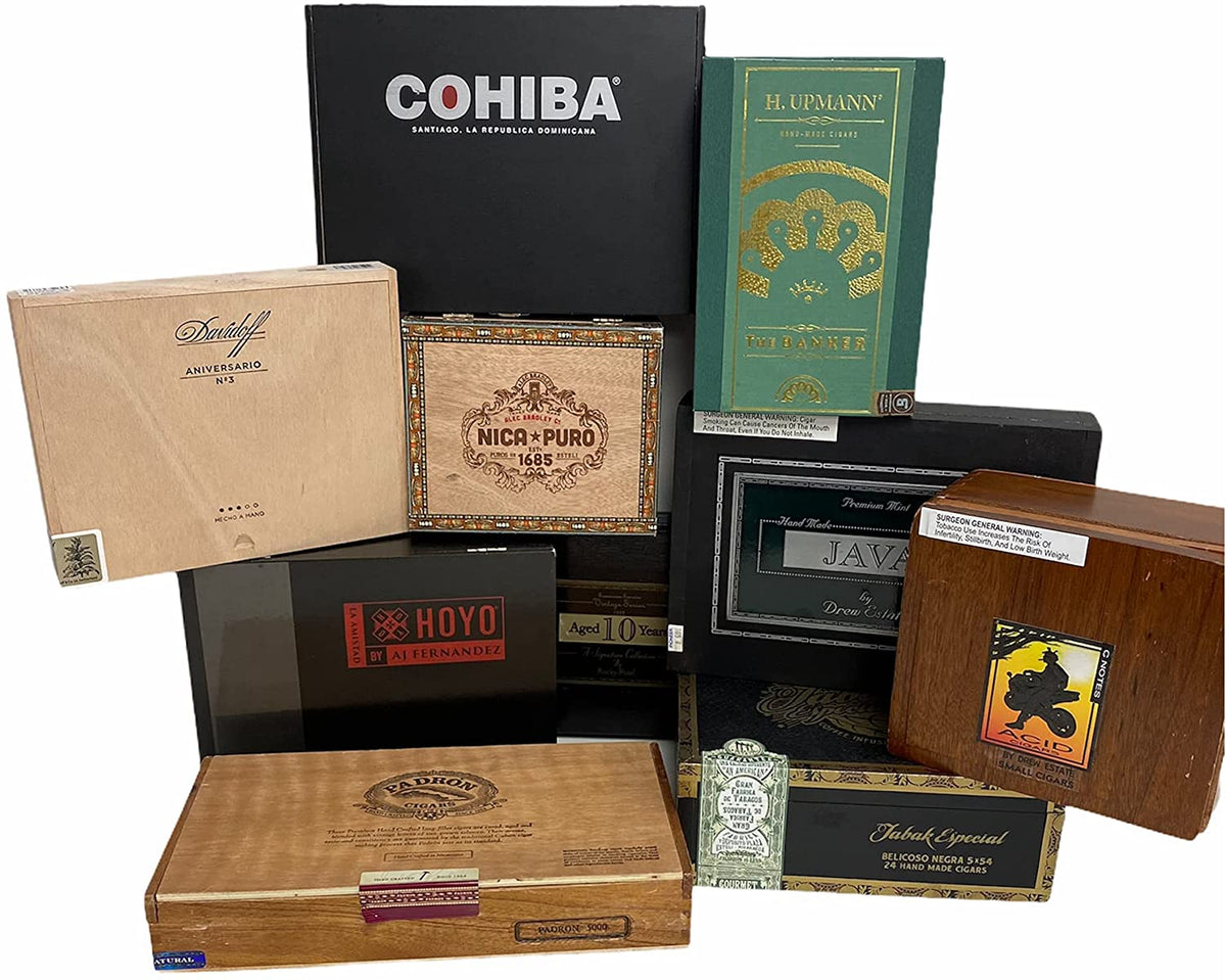 Empty Cigar Boxes Cigars To Go & Cigars Lounge