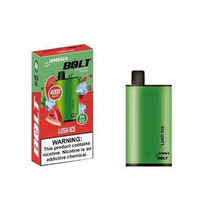 Omega BOLT 4000 PUFF Disposable Vape Device Cigars To Go & Cigars Lounge Omega BOLT 4000 PUFF Disposable Vape Device Cigars To Go & Cigars Lounge