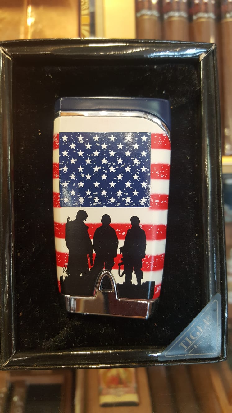 USA Flag Lighter - Cigars To Go