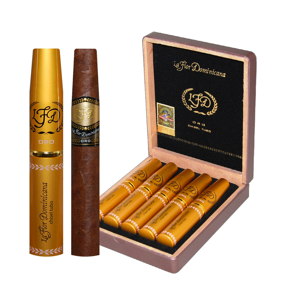 La Flor Dominicana Oro Chisel Tubo - Cigars To Go