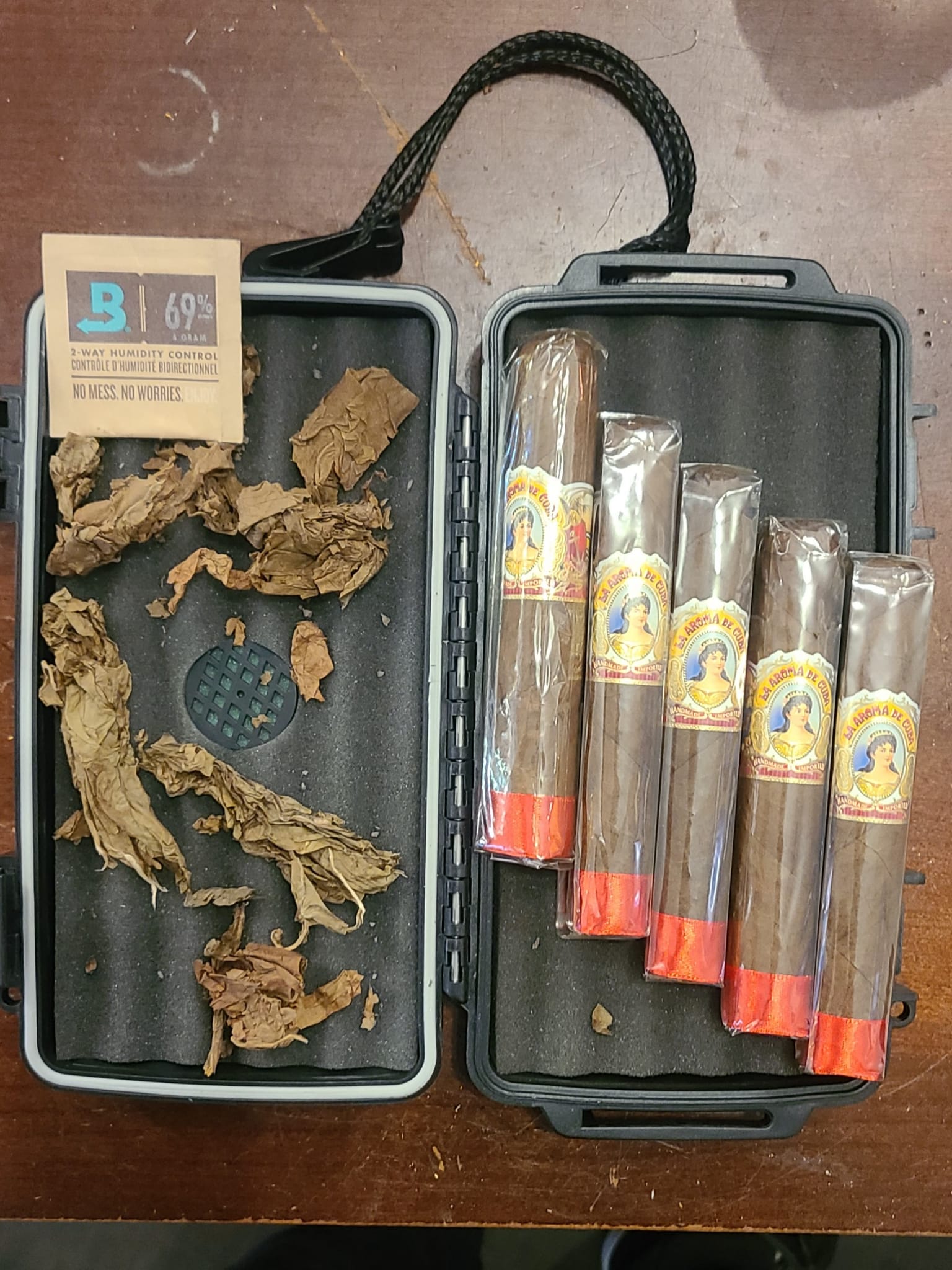 La Aroma de Cuba 5 Cigar - Humidor Combo